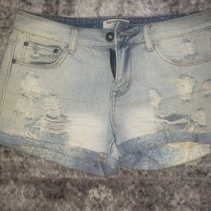 Juniors jean shorts